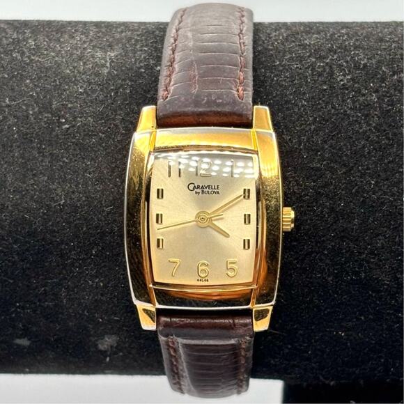 Gold Caravelle by Bulova Watch - Picture 1 of 5